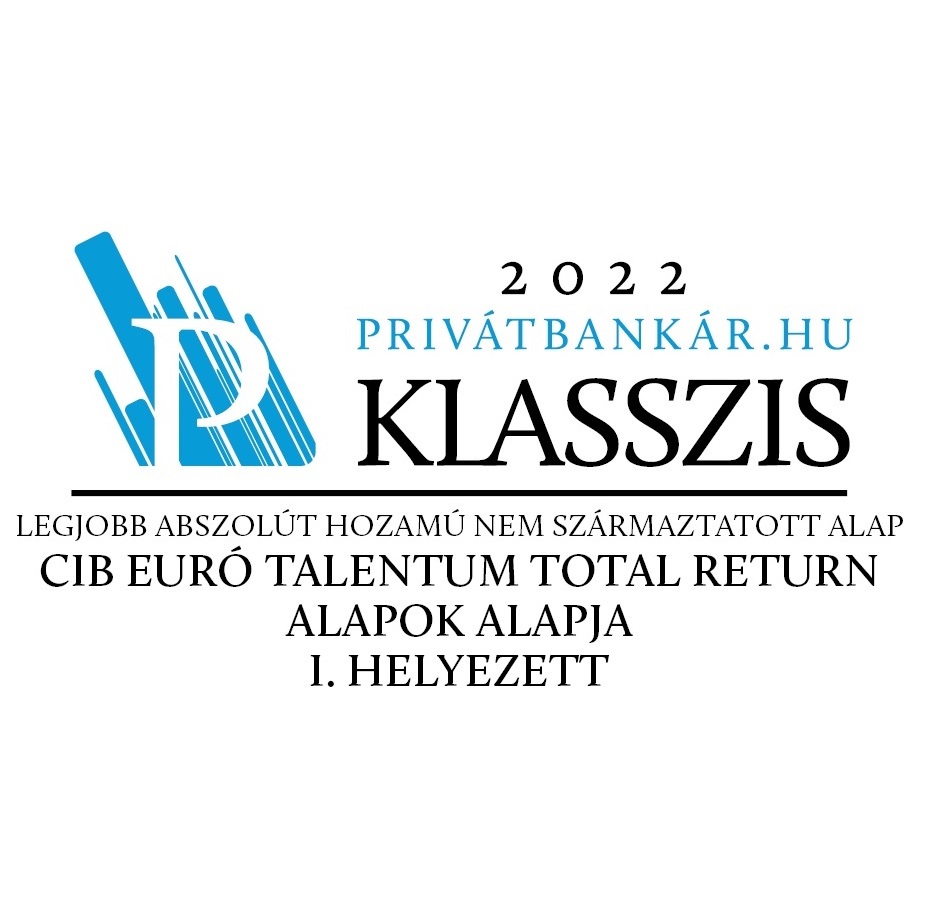 2022 Privátbankár.hu Klasszis díj - 1. díj CIB Euró Talentum Részalap