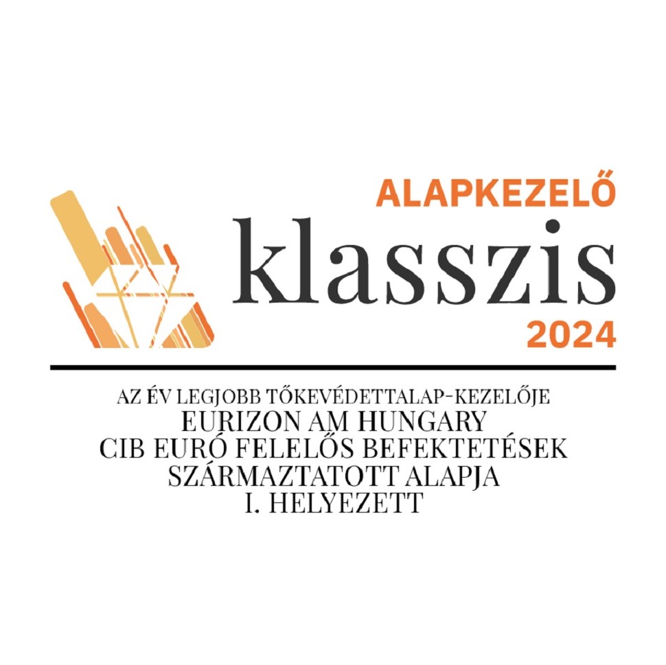 Privátbankár.hu klasszis díj 2024. Az év legjobb tőkevédettalap-kezelője Eurizon Asset Management Hungary Zrt.  I. helyezett