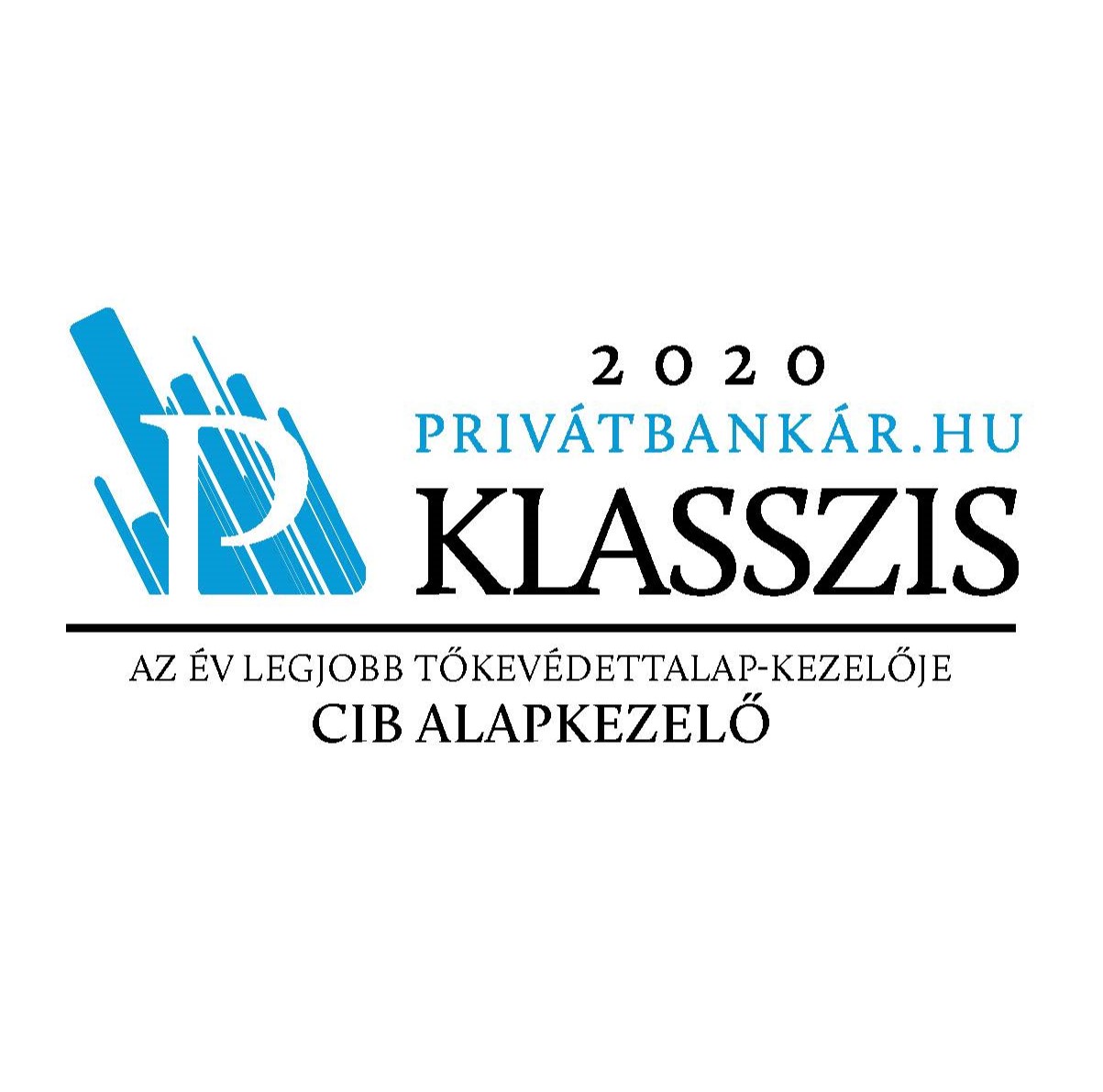 Privátbankár klasszis díj 2020 - az év legjobb tőkevédett alapkezelője CIB Alapkezelő