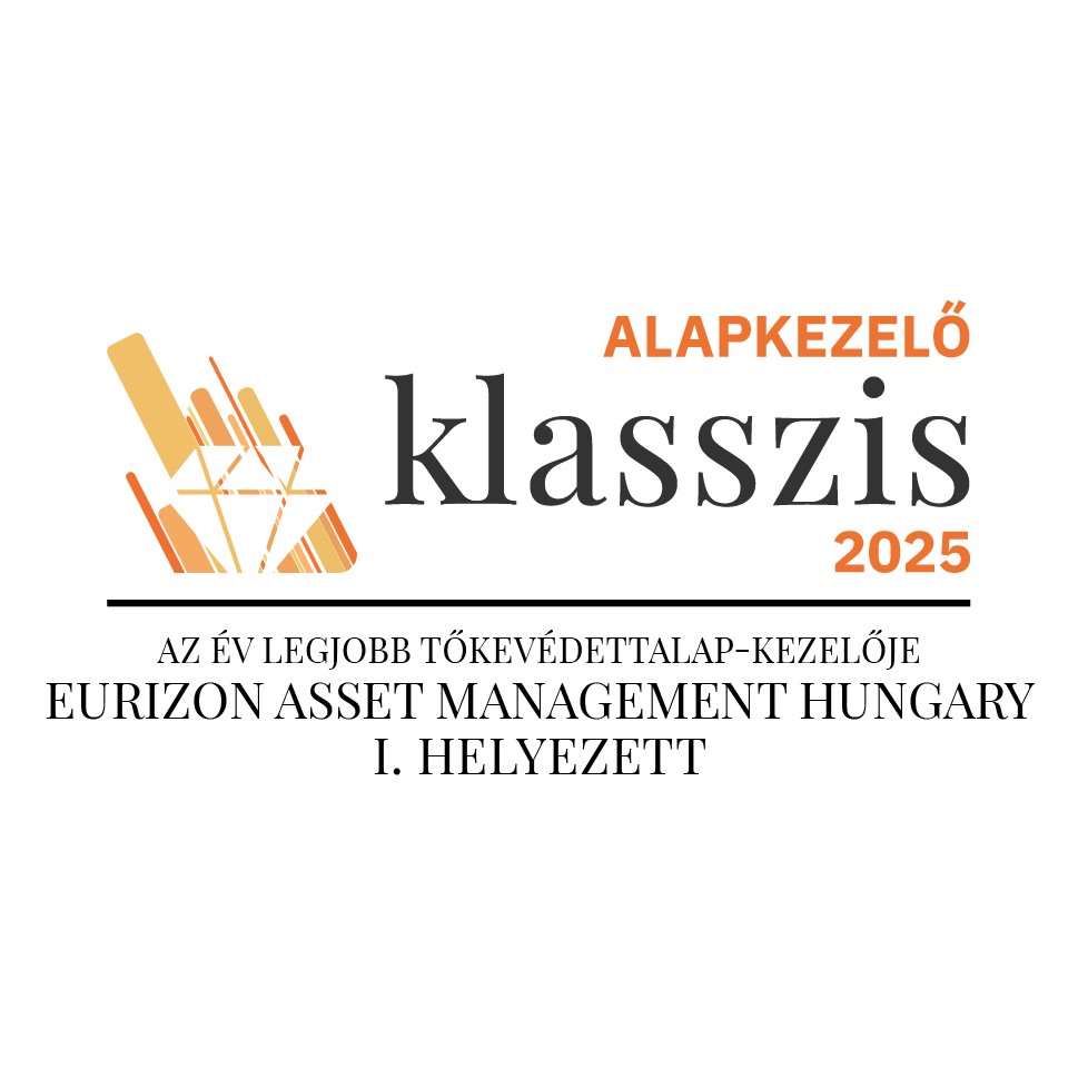 Privátbankár.hu klasszis díj 2025. Az év legjobb tőkevédettalap-kezelője Eurizon Asset Management Hungary Zrt.  I. helyezett